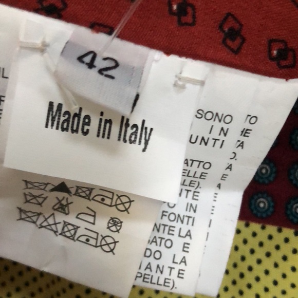 Bully Italian genuine leather made in Italy red jacket 42 - Picture 7 of 13